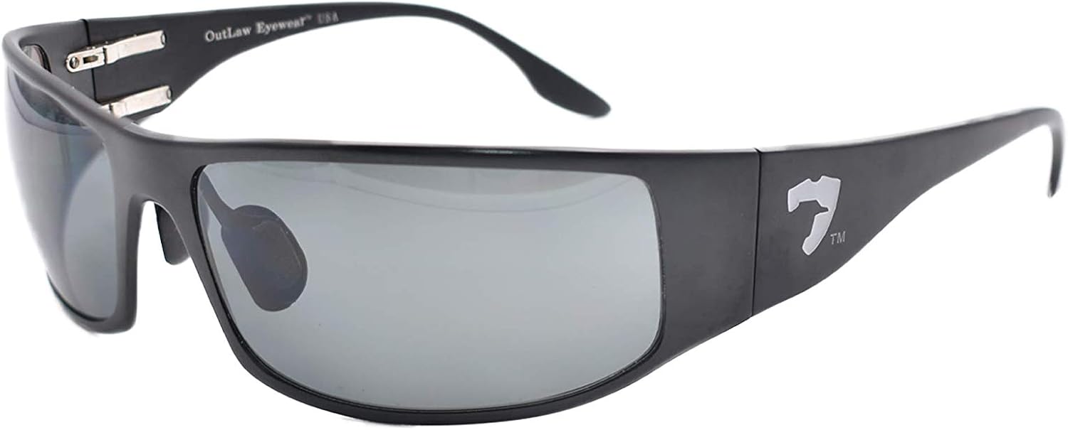 Fugitive Aluminum Tactical and Motorcycle Sunglass, ANSI Z87.1 Impact Protection USA