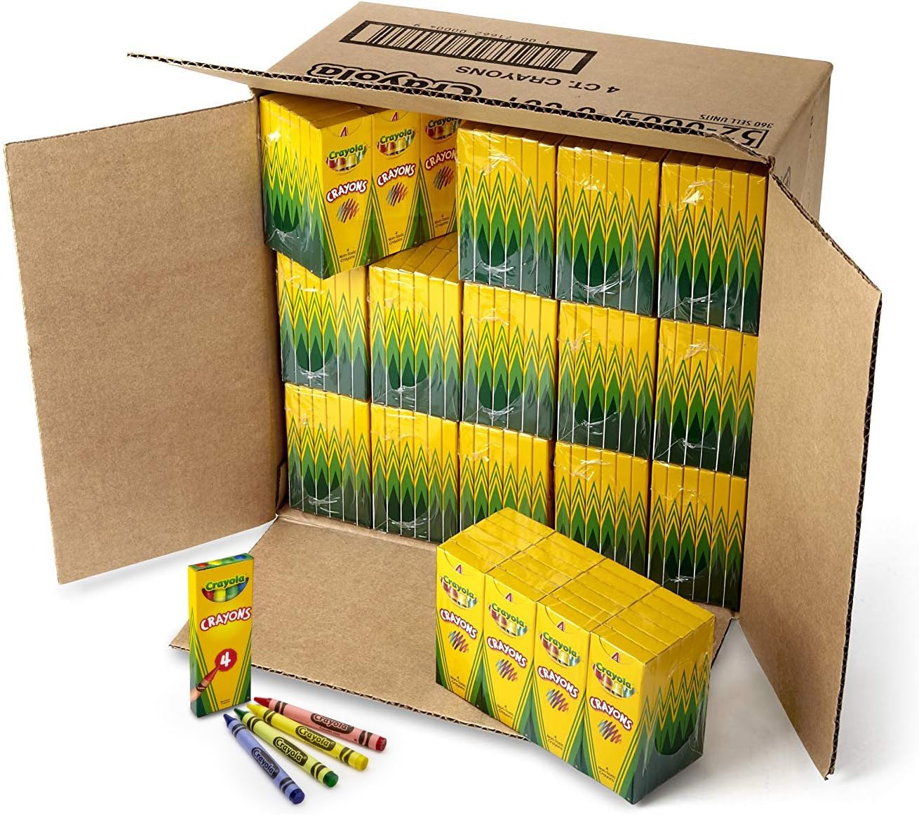 Crayola Crayons Bulk, 360 Box Classpack, 4 Assorted Colors