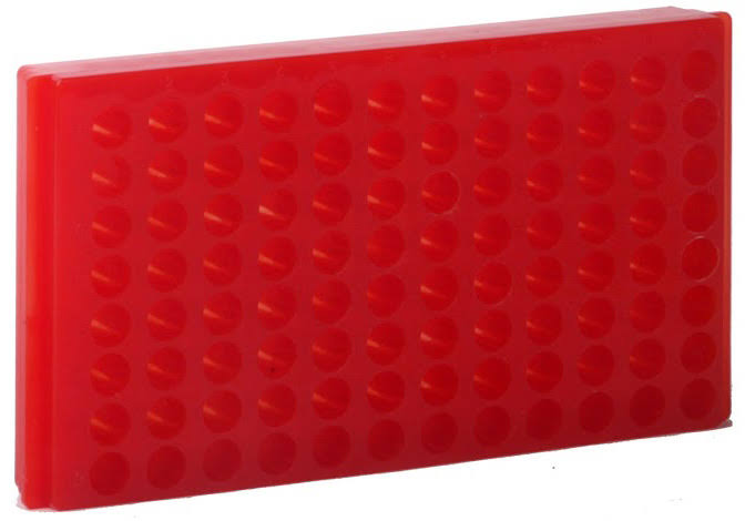 Bio Plas 0095 - 96 Well Micro Tube Rack, Pink