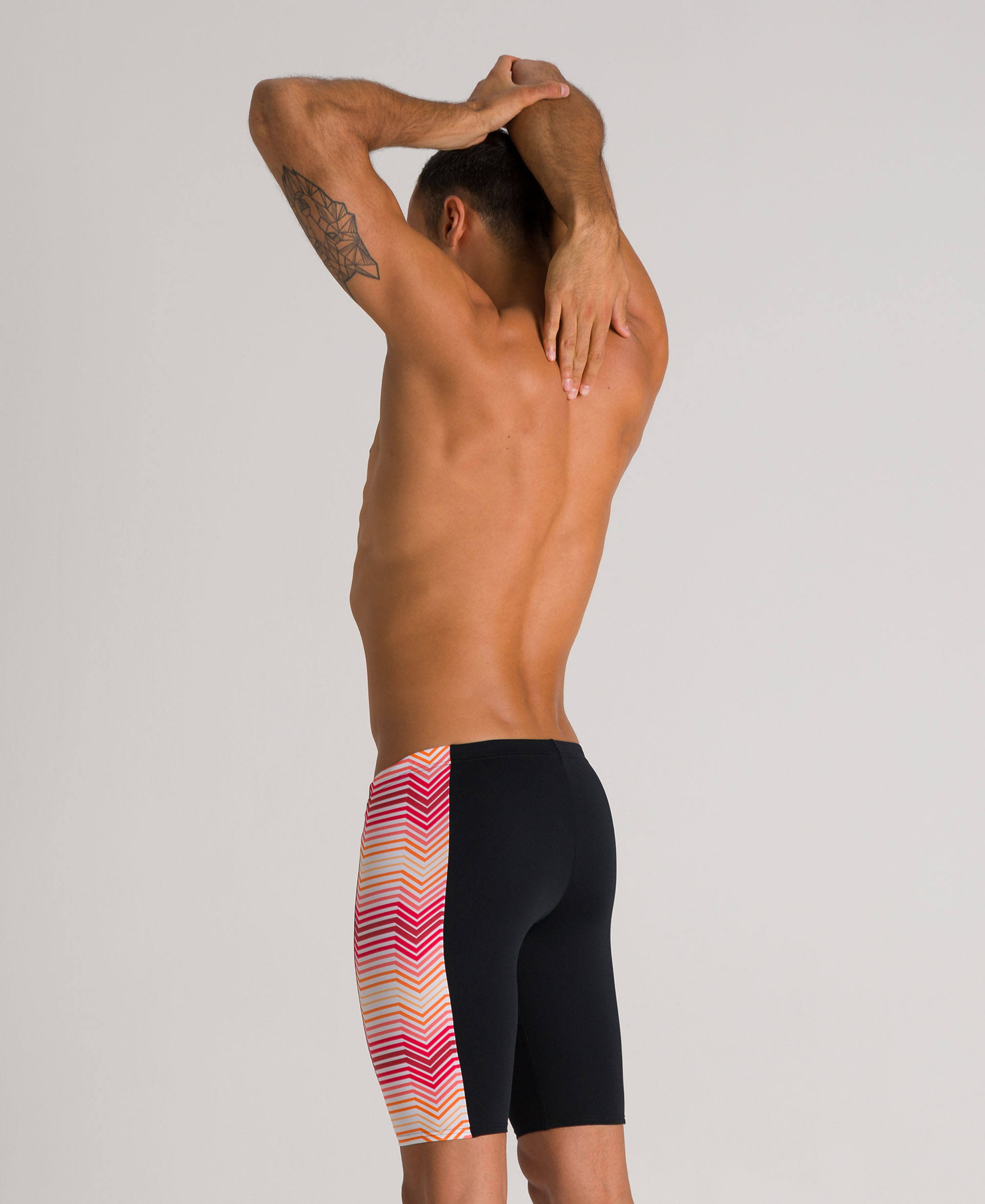 Arena Multicolor Stripes Jammer - MaxLife Black-black-multi 32