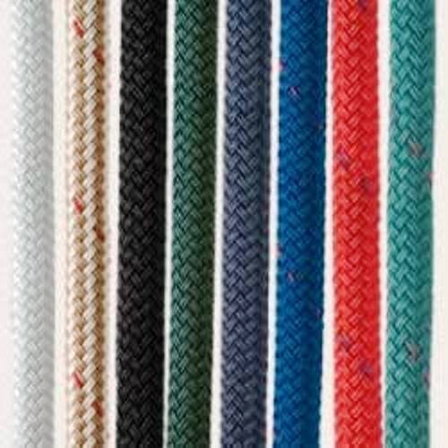 New England Ropes 50542400050; Dockline Double Braided 3/4 x 50 ft Black