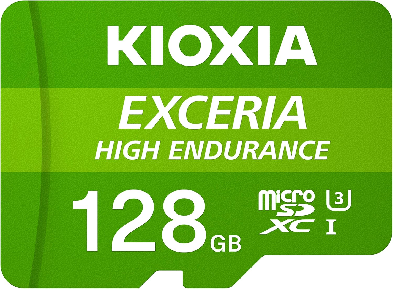Kioxia 128GB microSD Exceria High Endurance Flash Memory Card U3 V30 C10 A1 Read 100MB/s Write 85MB/s LMHE1G128GG2 Pack of 2