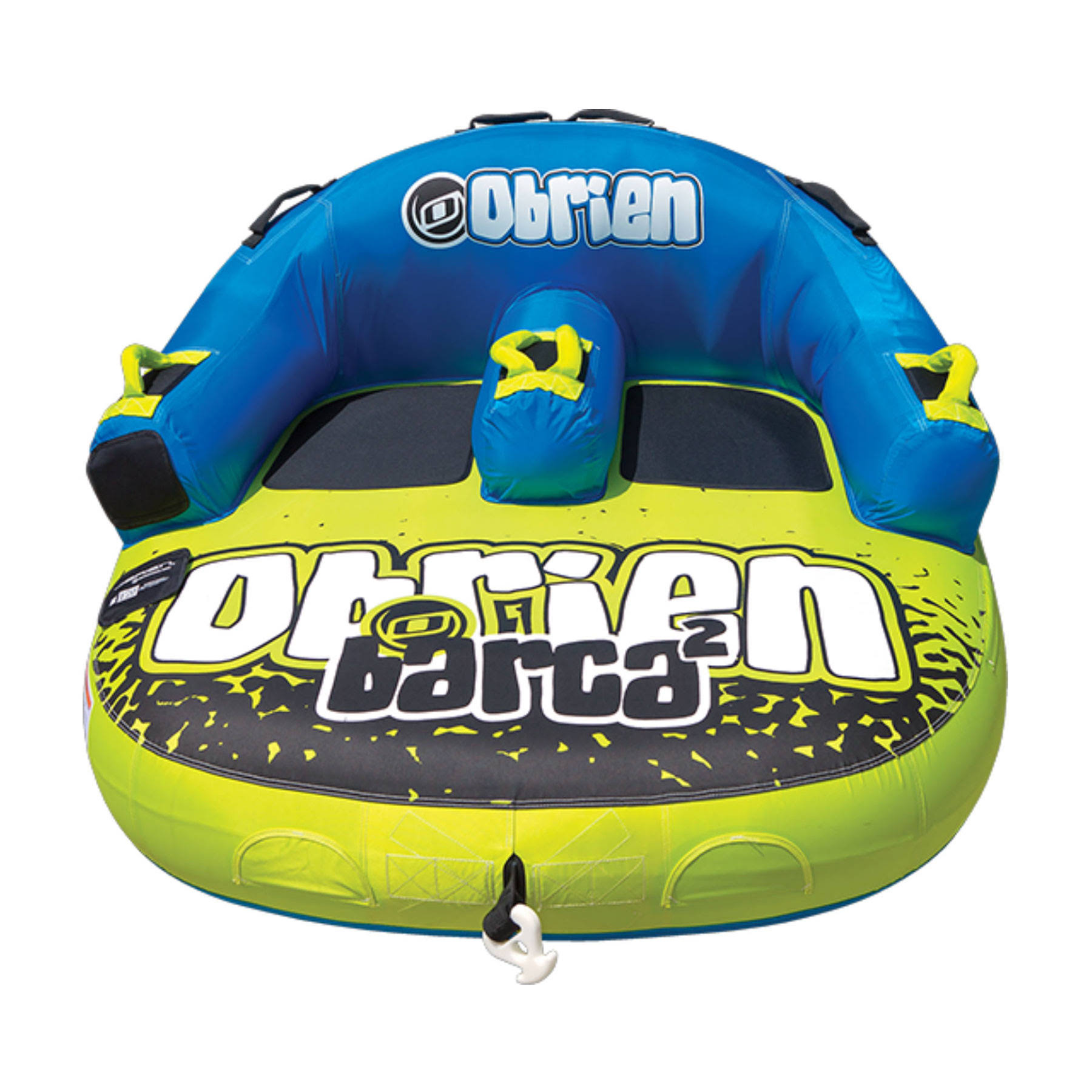 OBrien Barca Kickback Inflatable 2-Person Rider Towable Boat Water Tube