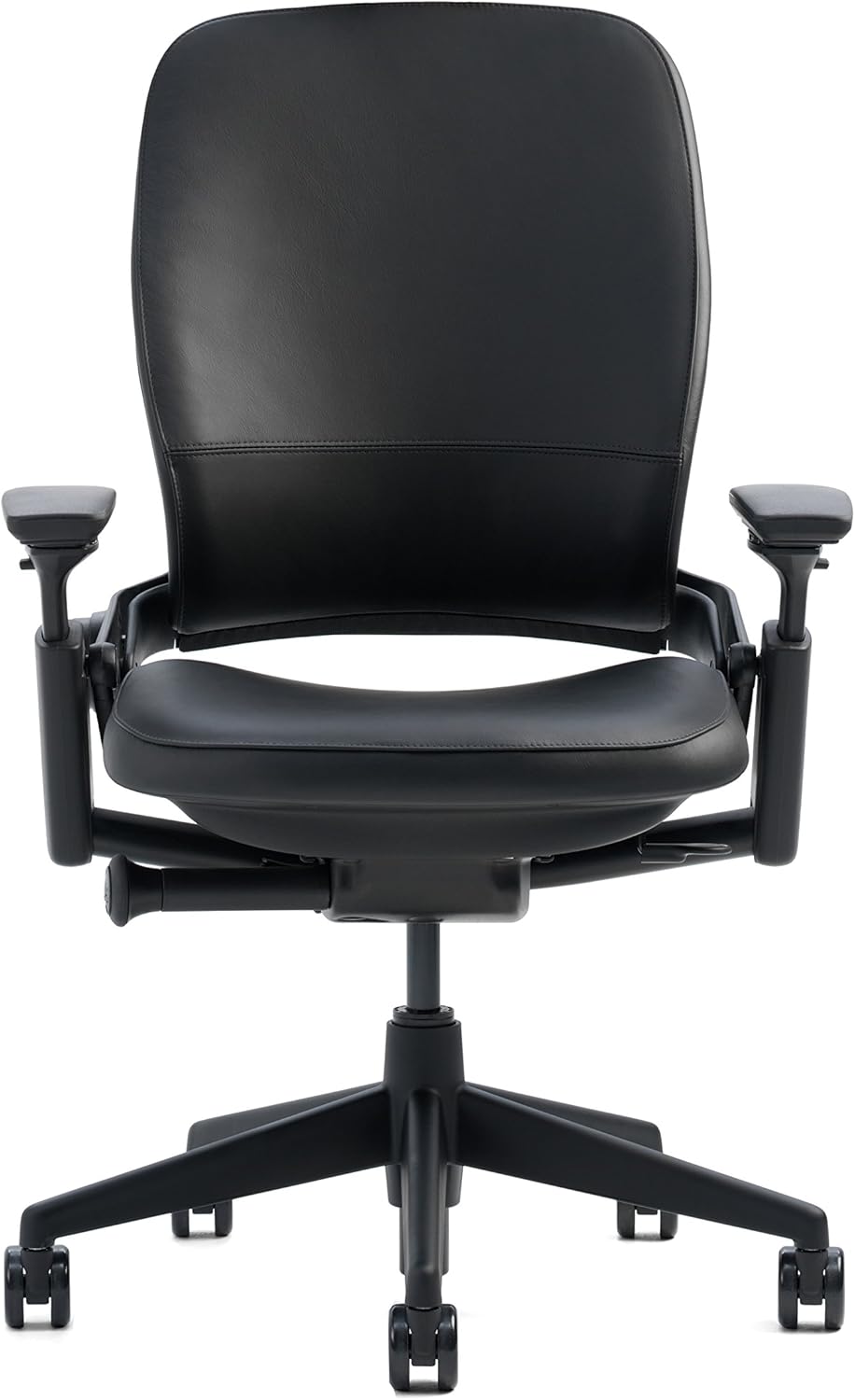 Steelcase Leap Office Chair, Black Frame and Buzz2 Black Fabric