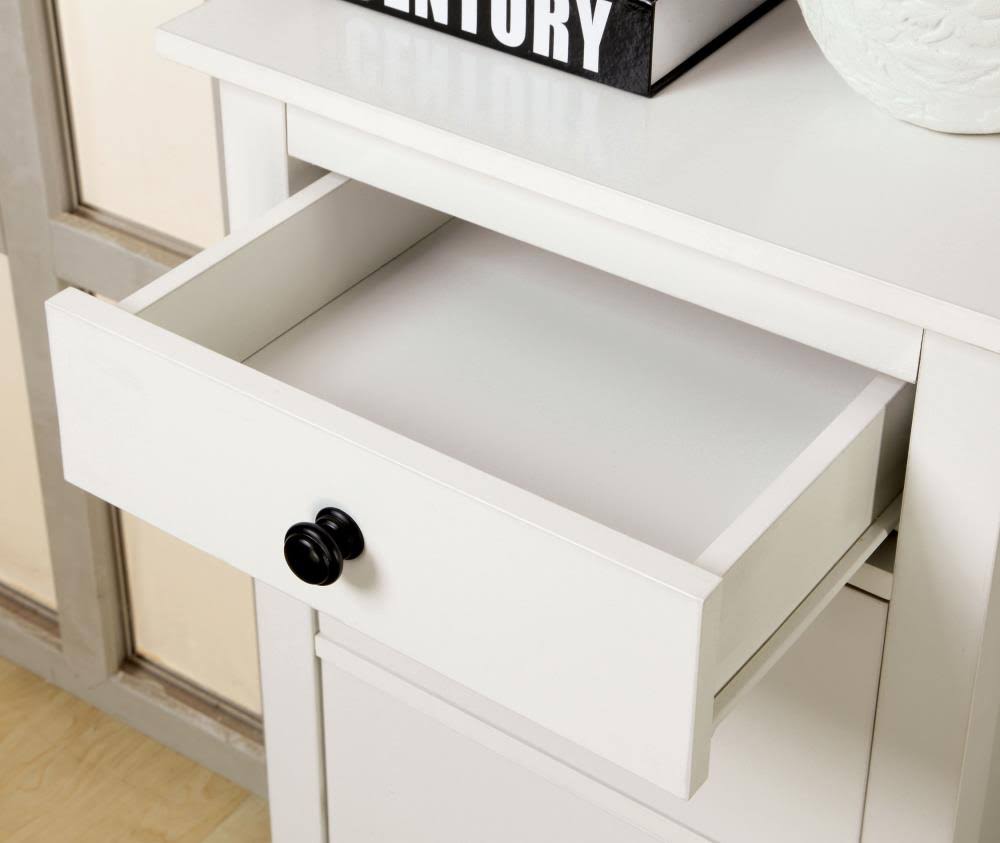Furniture of America Lushton White 5-Drawer Chest | IDF-AC119WH