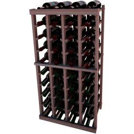 GoVets | Wine cellar Innovations Individual Bottle Wine Rack - 4 Columns, 4 ft High - Unstained Mahogany