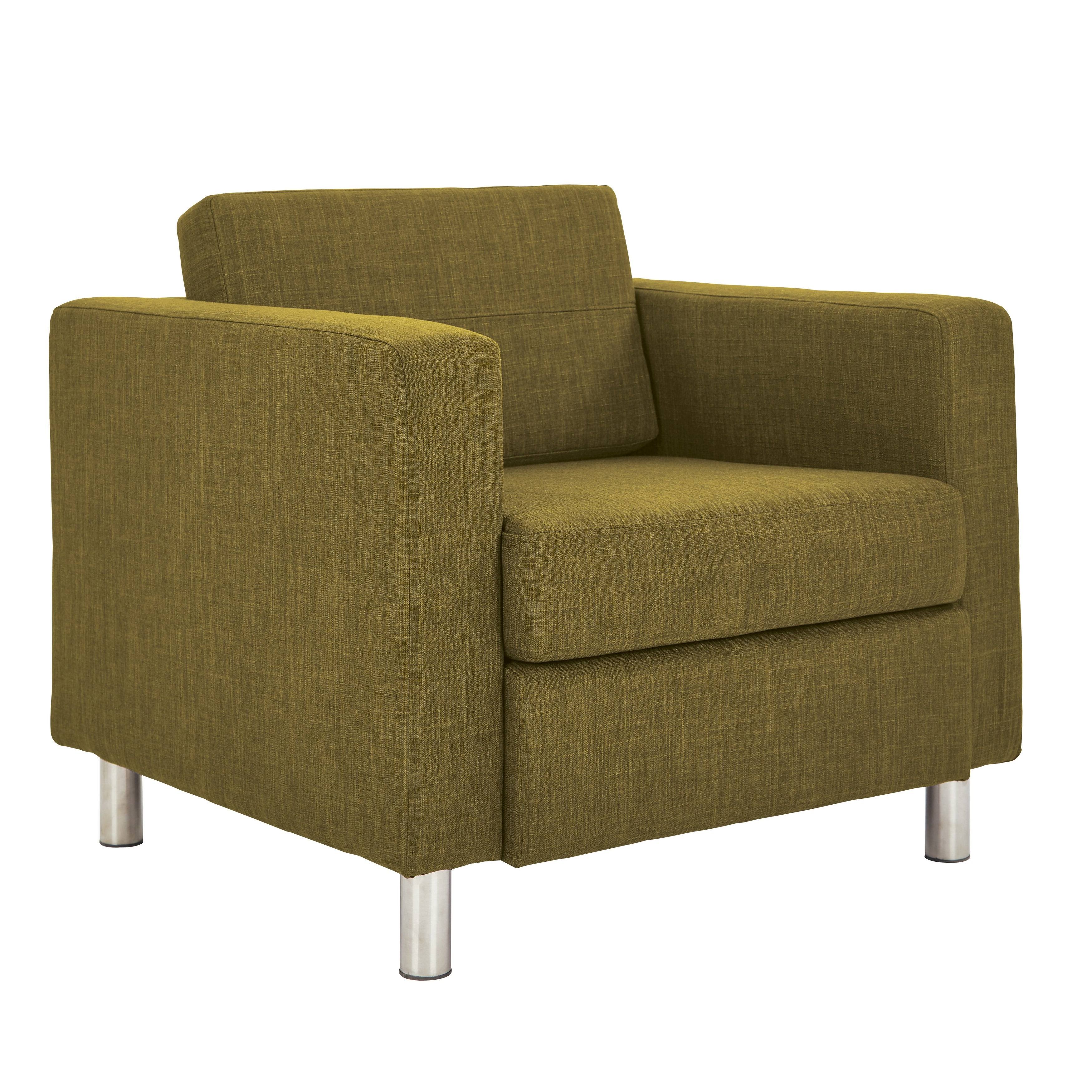 Pacific Armchair in Green Fabric