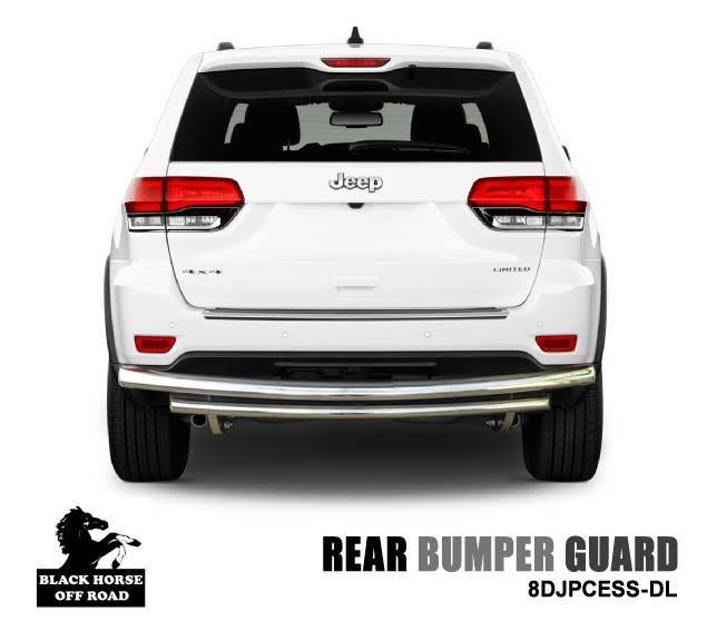 Jeep Cherokee Black Horse Rear Bumper Guard
