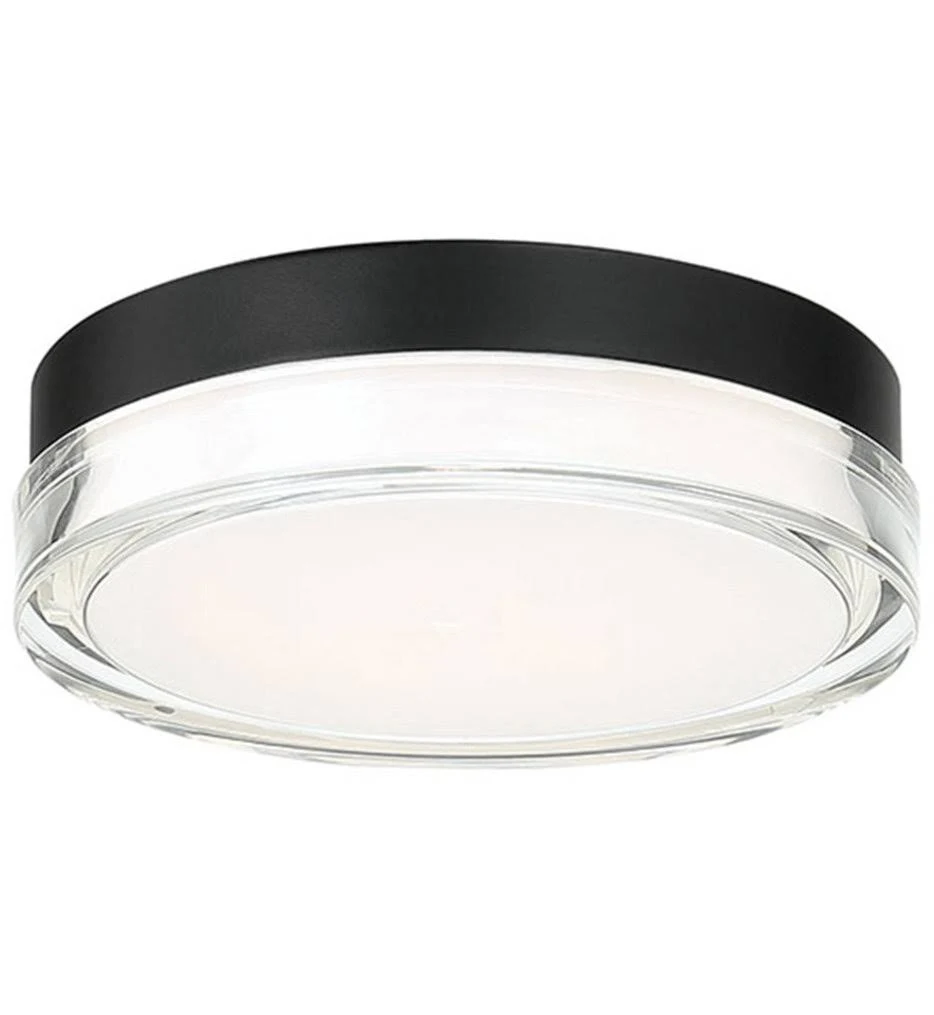 WAC Dot LED Round Flush Mount - FM-W57809-30-BK