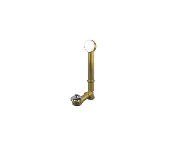 Mountain Plumbing BDWUNLT22/ULB Deluxe Lift and Turn Style Bath Waste and Overflow Drain - Unlacquered Brass