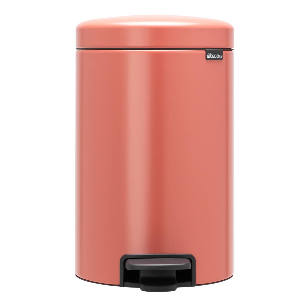 Brabantia newIcon pedal bin, terracotta pink