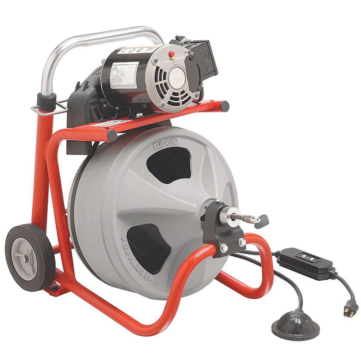 Ridgid 52363 K400 Drain Cleaner Machine w/ 3/8x22 x 75ft Cable