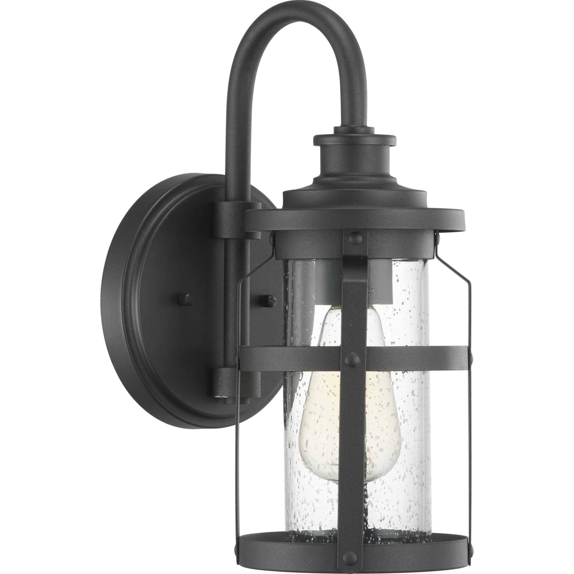 Progress Lighting Haslett 1 Light 14 inch Black Outdoor Wall Lantern