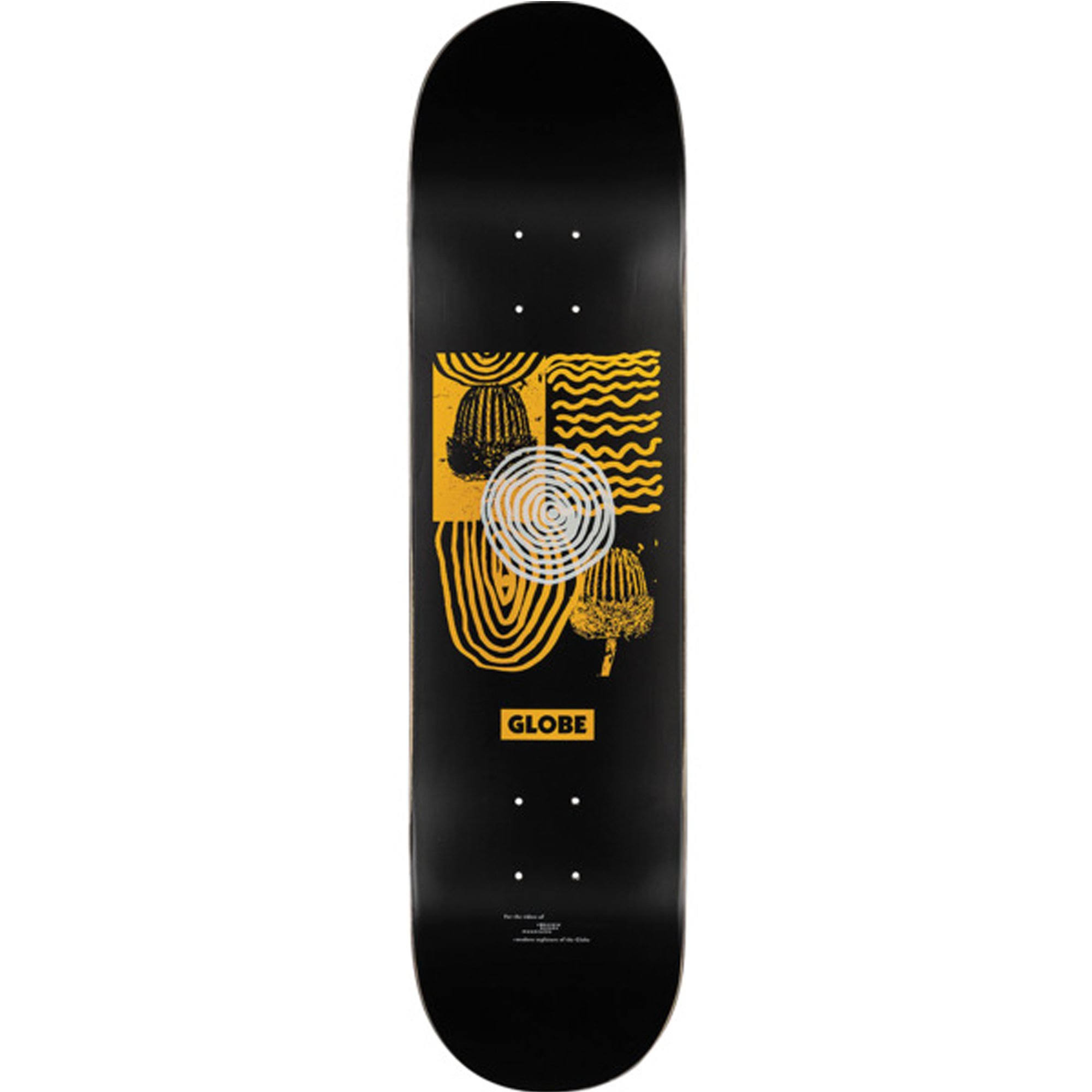 Globe G1 Fairweather Black/Yellow Deck 8.0 x 31.6
