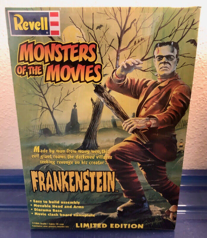 Revell Monsters of The Movies Frankenstein Horror Model Kit! New! Factory Sealed