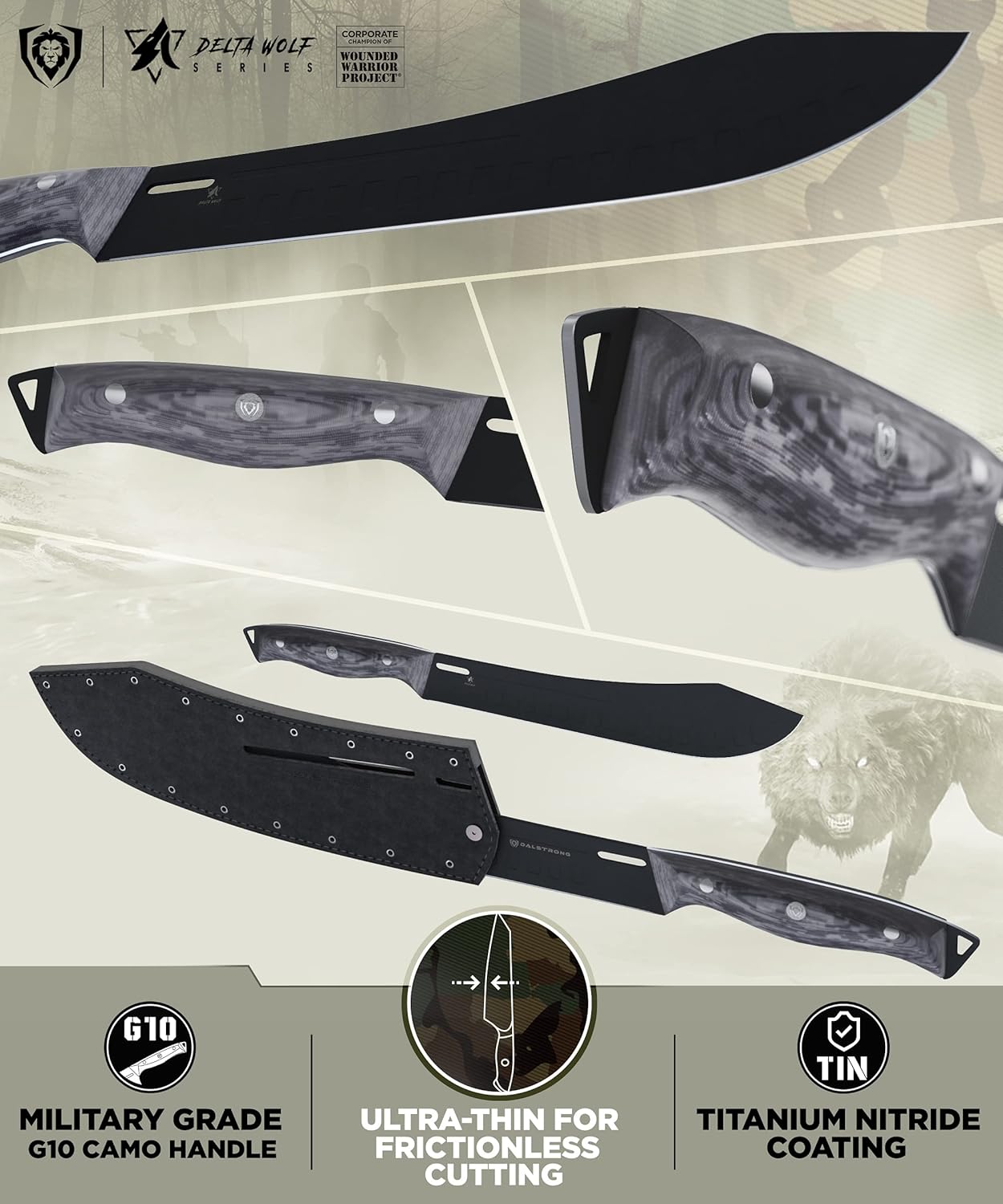 DALSTRONG Bull Nose Butcher Knife - 10