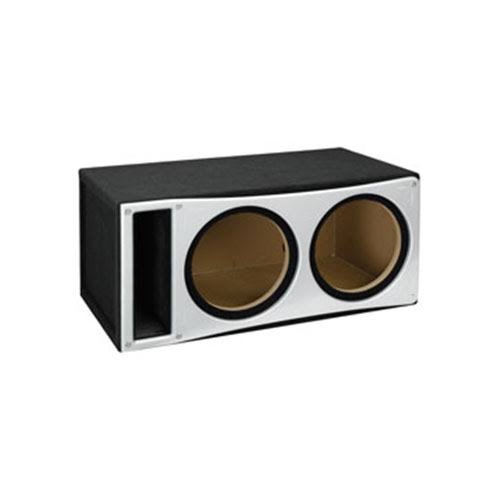 Atrend Enclosures BP12DV 12 Dual Sealed Slammer Black Pearl Empty