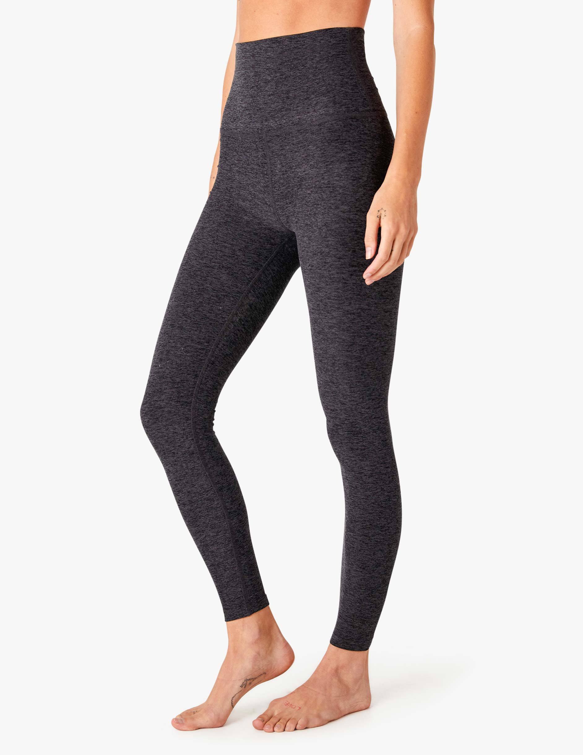 Spacedye Ultra High Waisted Midi Legging | Beyond Yoga Black-Charcoal / M