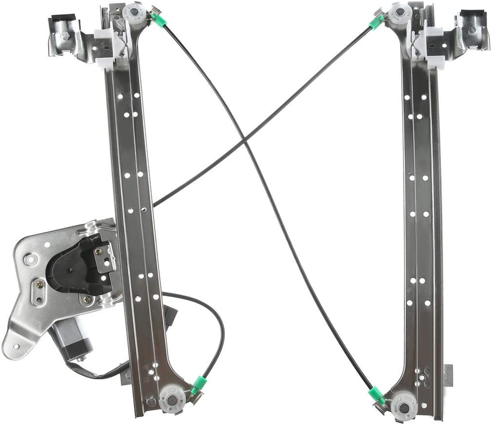 A-Premium Power Window Regulator with Motor Replacement for Chevrolet Suburban 1500 2500 2000-2006 Silverado GMC Sierra Cadillac Escalade EXT Rear Right Passenger Side Pack of 2