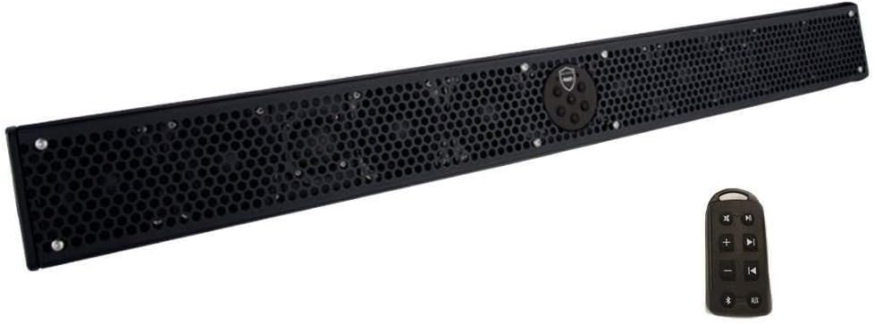 Wet Sounds Stealth 10 Ultra HD 300W Amplified Black Marine ATV Soundbar + Remote