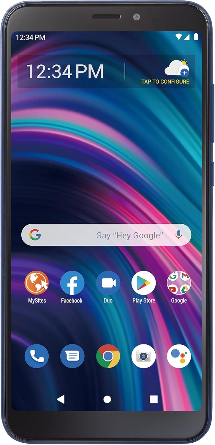 total wireless BLU View 3, 32GB, Black - Prepaid Smartphone (Locked) Pack of 2