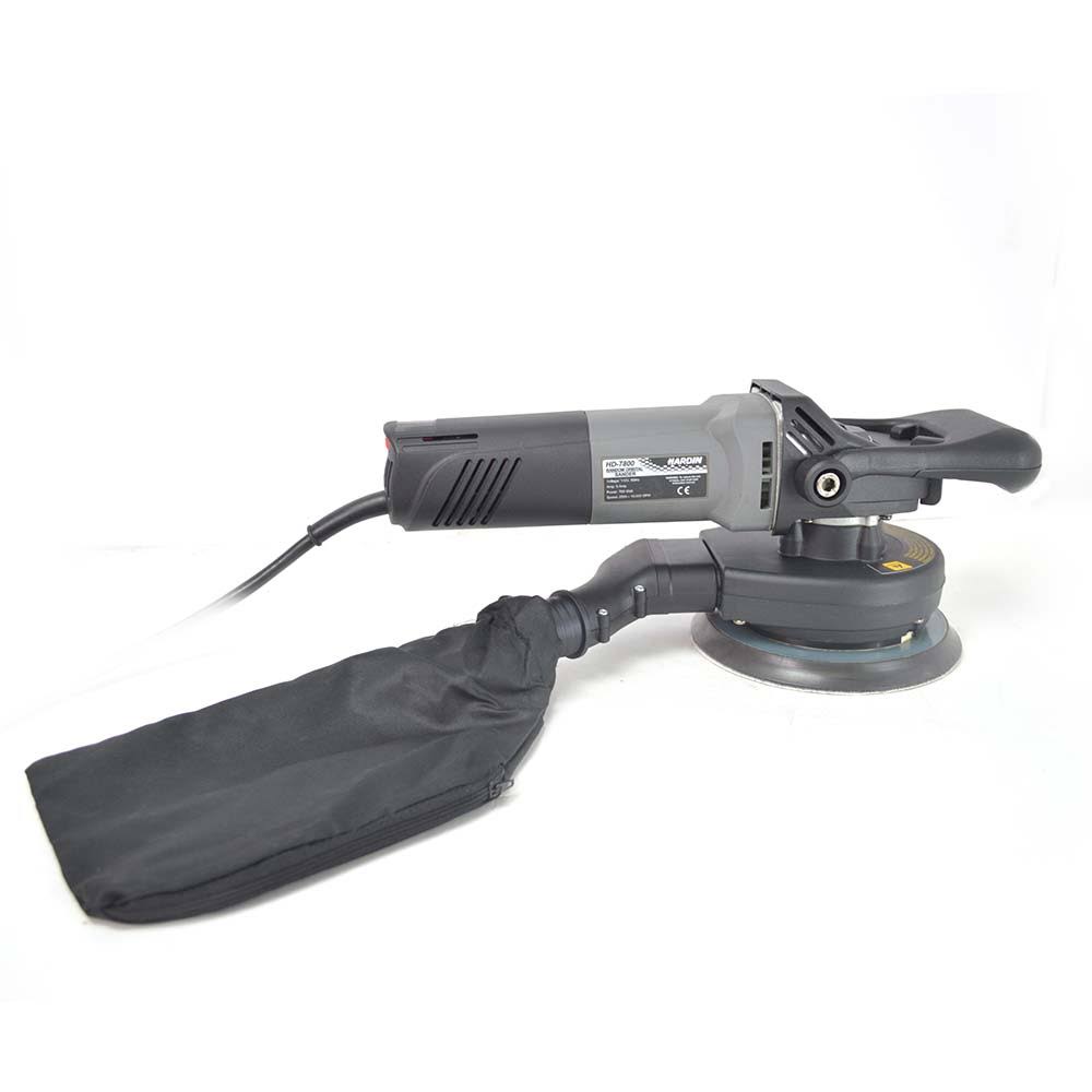 Hardin HD-7800 6-Inch Variable Speed Random Orbital Sander with Dust Bag - 6 Amp 700W 2500-10,000 OPM Replaces Porter Cable 7346