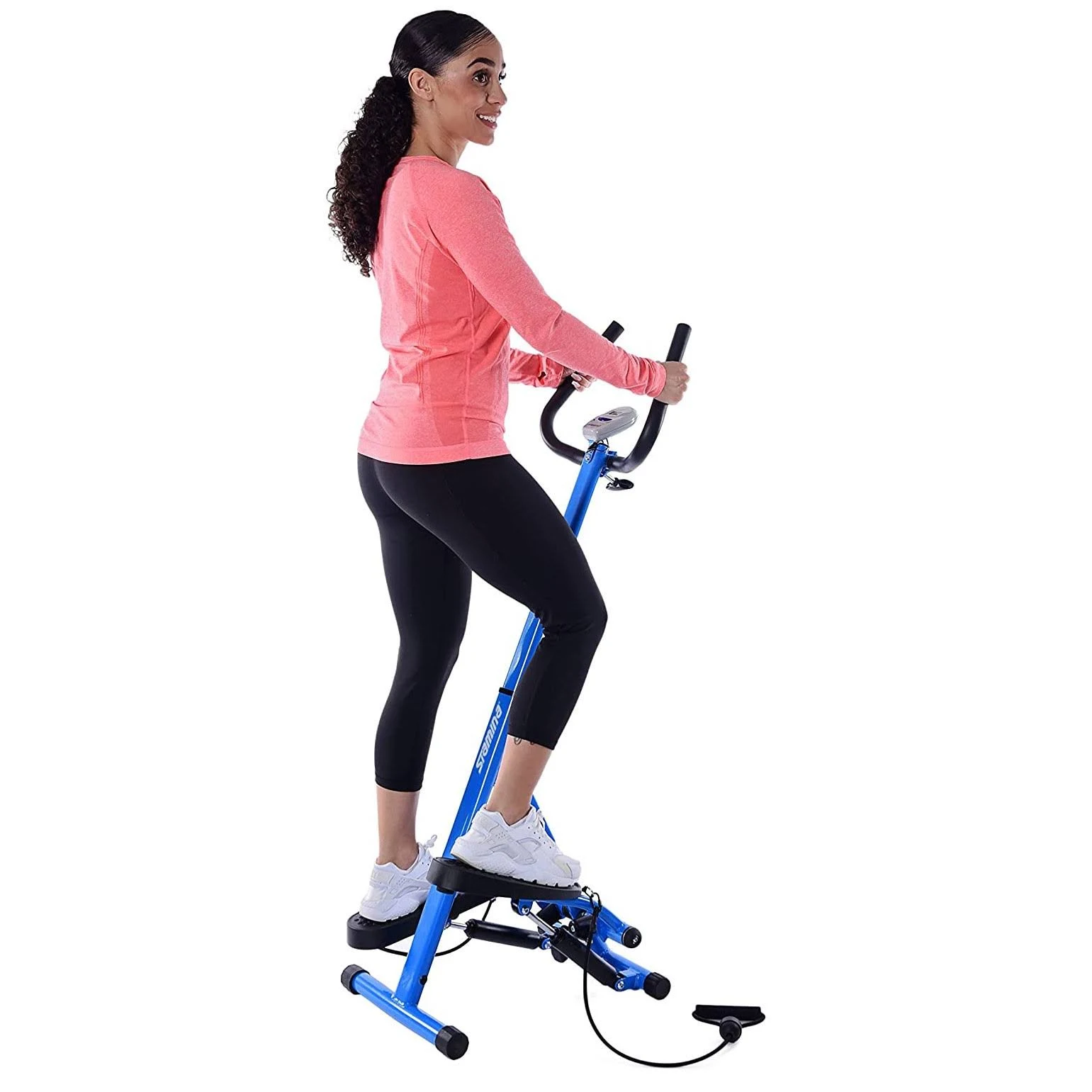 Stamina Space Saving Stepper with Upper Body Cords