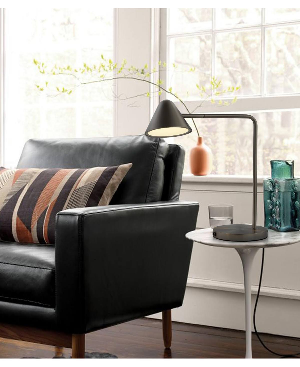 Nova of California Cove Table Lamp (Matte Black)