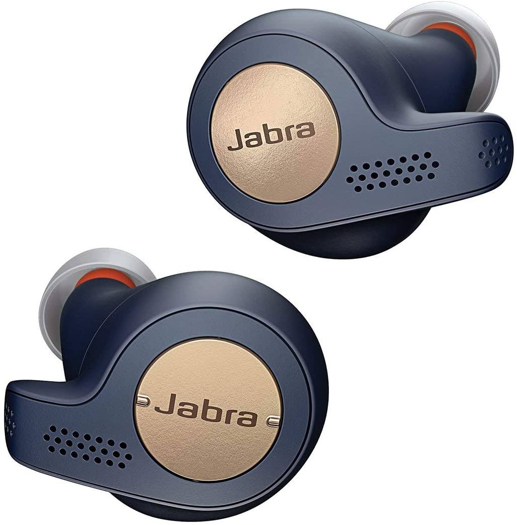 Jabra Elite Active 65t - True wireless earphones with mic - in-ear - Bluetooth - blue/copper