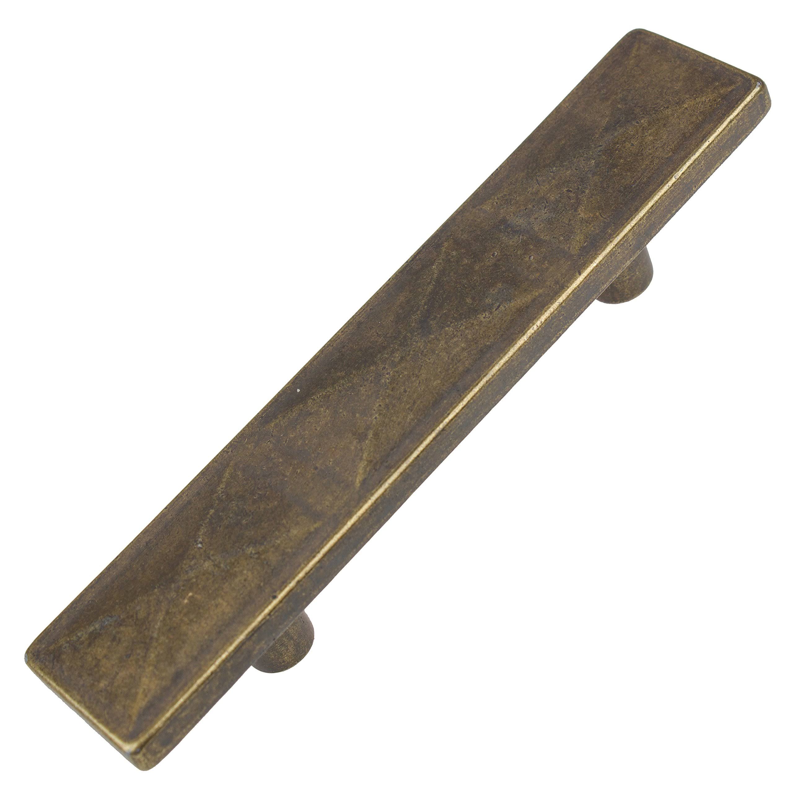 GlideRite 2.5-inch Antique Brass Rectangle Triple Pyramid Cabinet Pulls (Pack of 25) - Cabinet Hardware