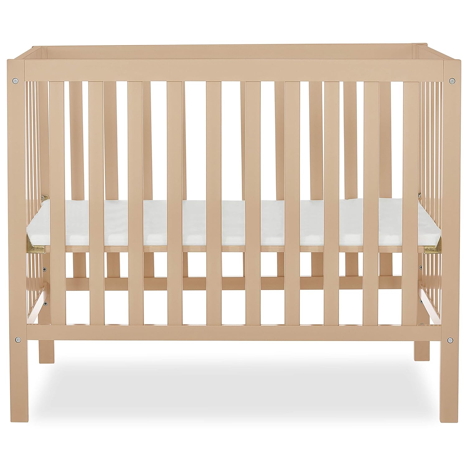 Dream On Me, Edgewood 4-in-1 Convertible Mini Crib, White , 40x25x33 Inch (Pack of 1)