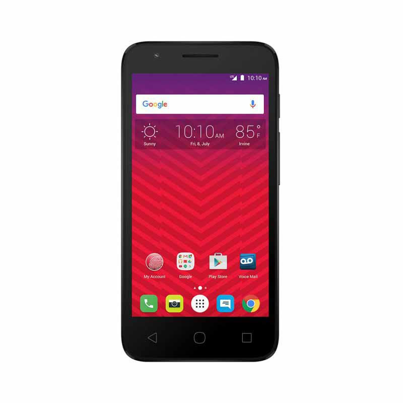 Virgin Mobile Alcatel Dawn Prepaid Smartphone, Black