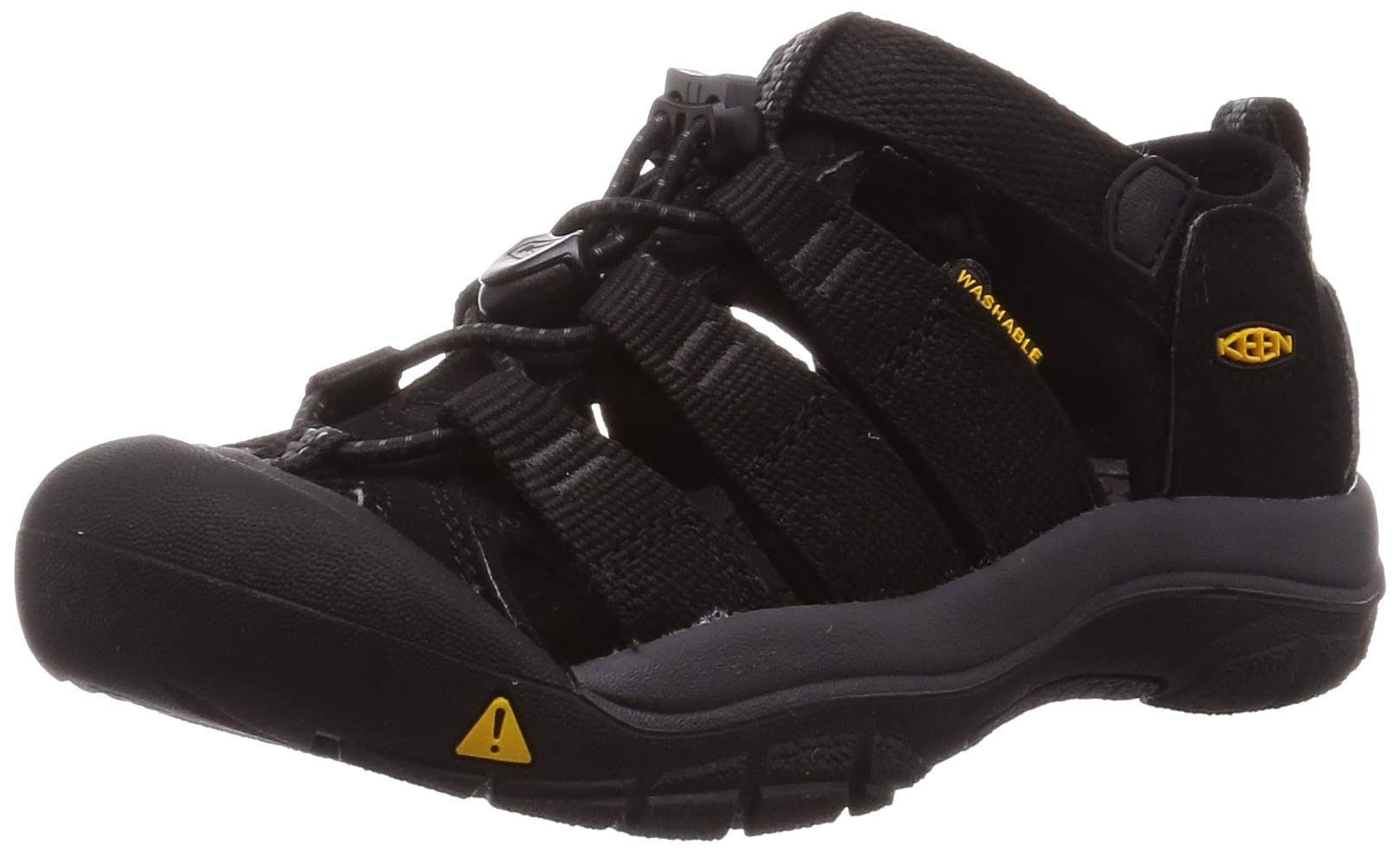 Keen Kids& Newport H2 Shoe - 11 - Black / Keen Yellow