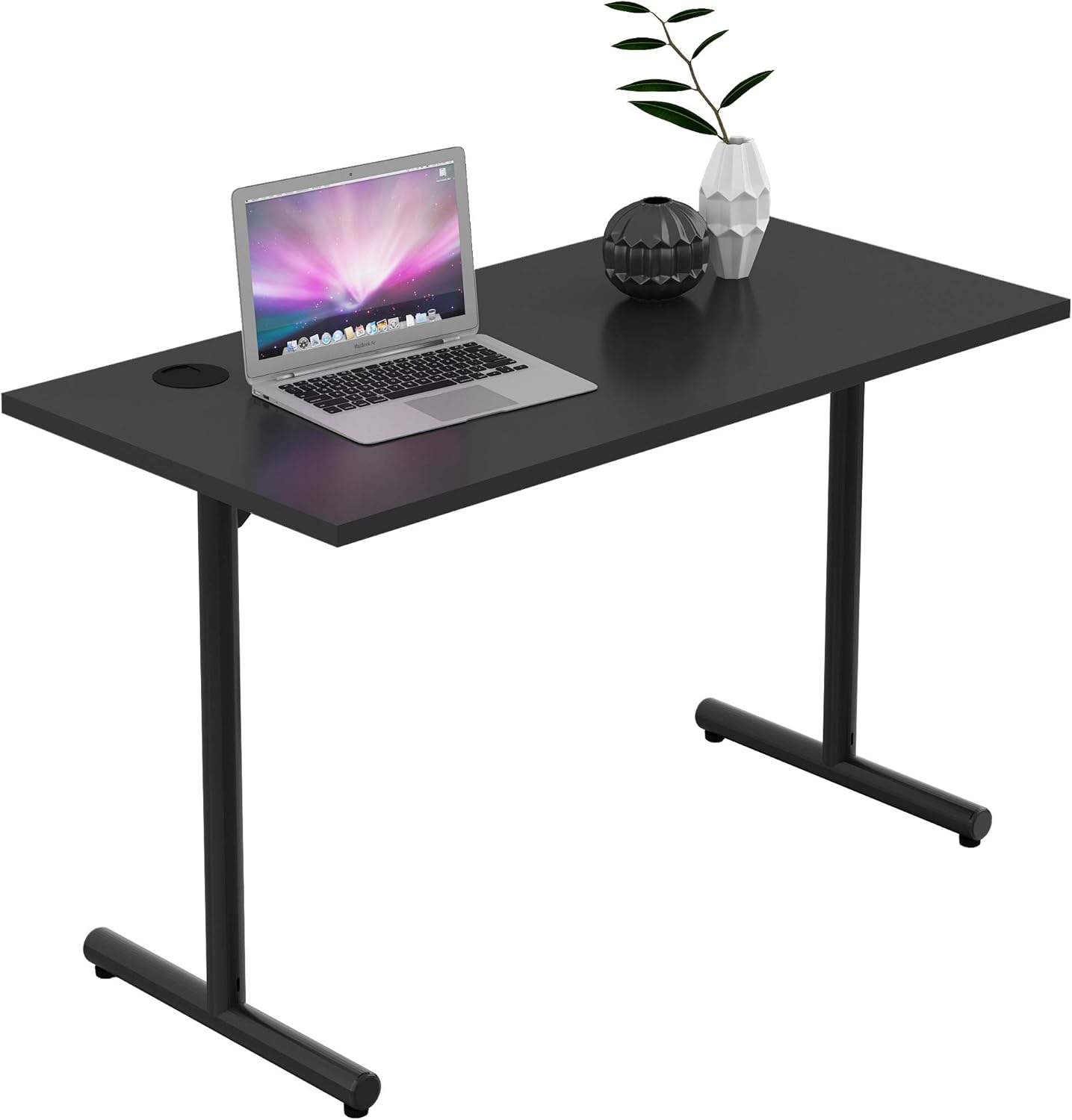 Sunon Computer Gaming Desk 48 x 24 Inch Melamine Rectangle Home Office Desk (White) Pack of 2