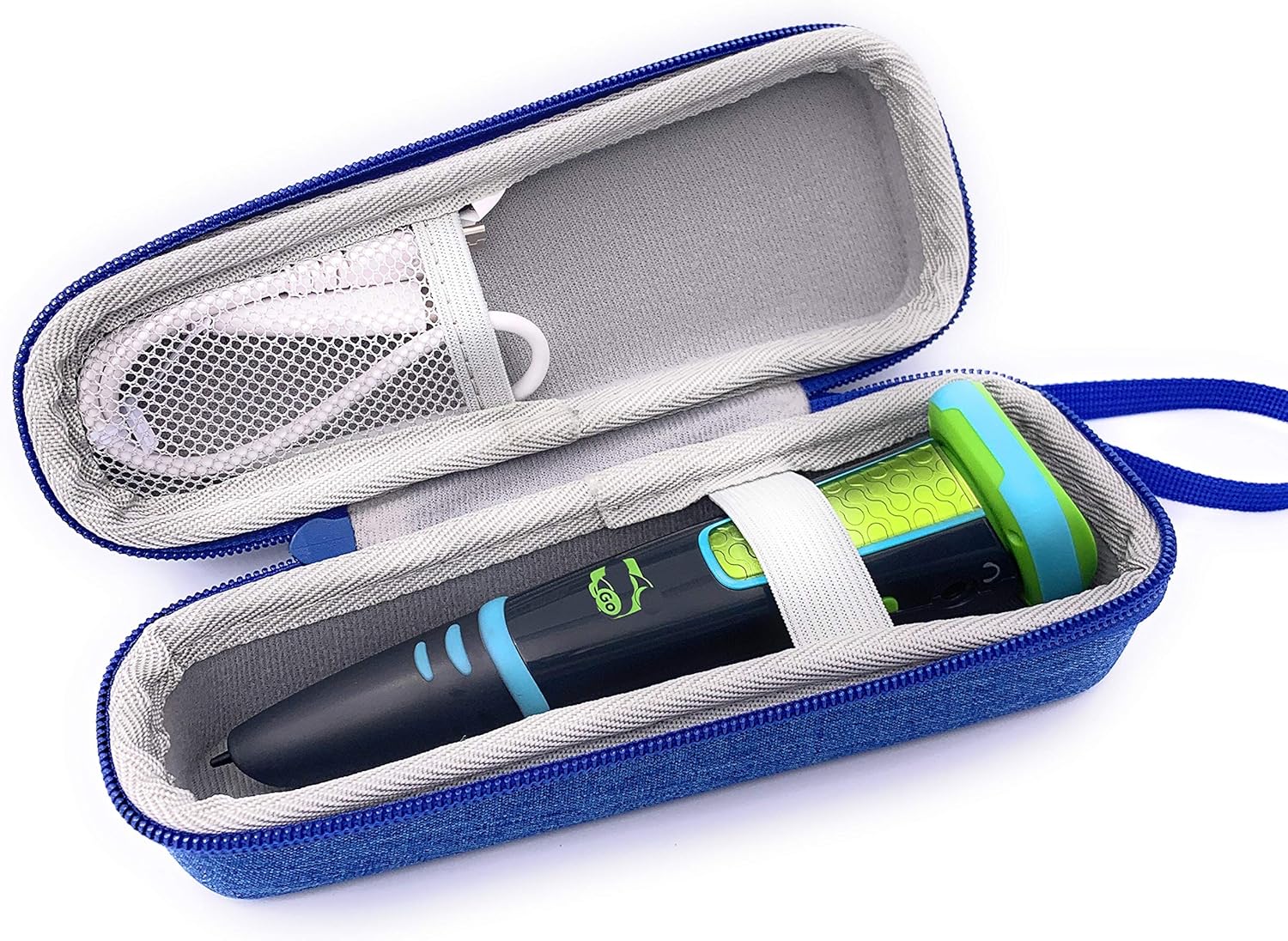 Xcivi Hard Carrying EVA Case for Leapfrog LeapStart Go System and LeapReader Reading and Writing System Smartpen(Blue) Pack of 2