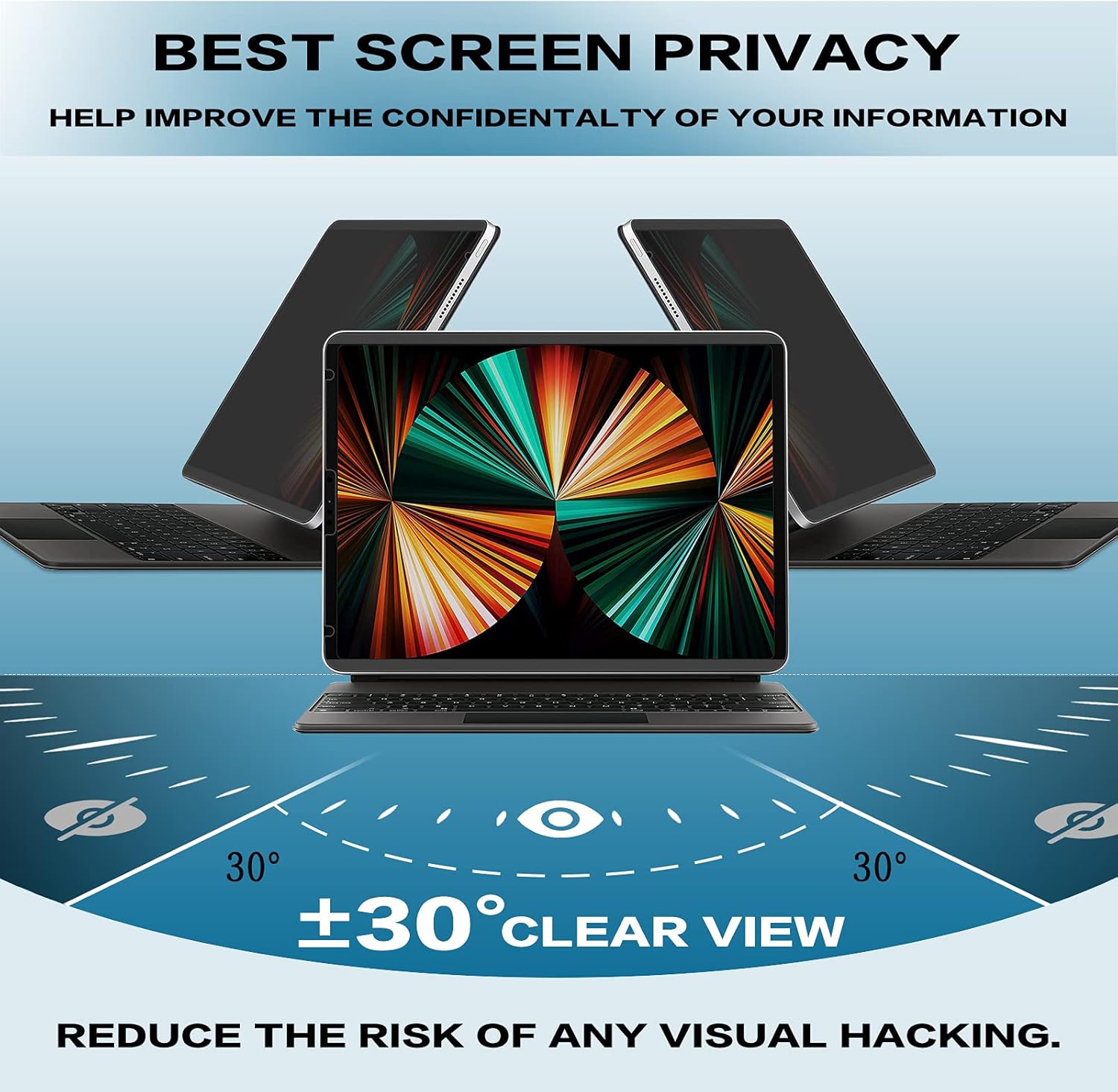 Magnetic iPad Pro Privacy Screen Protector for iPad Pro 11