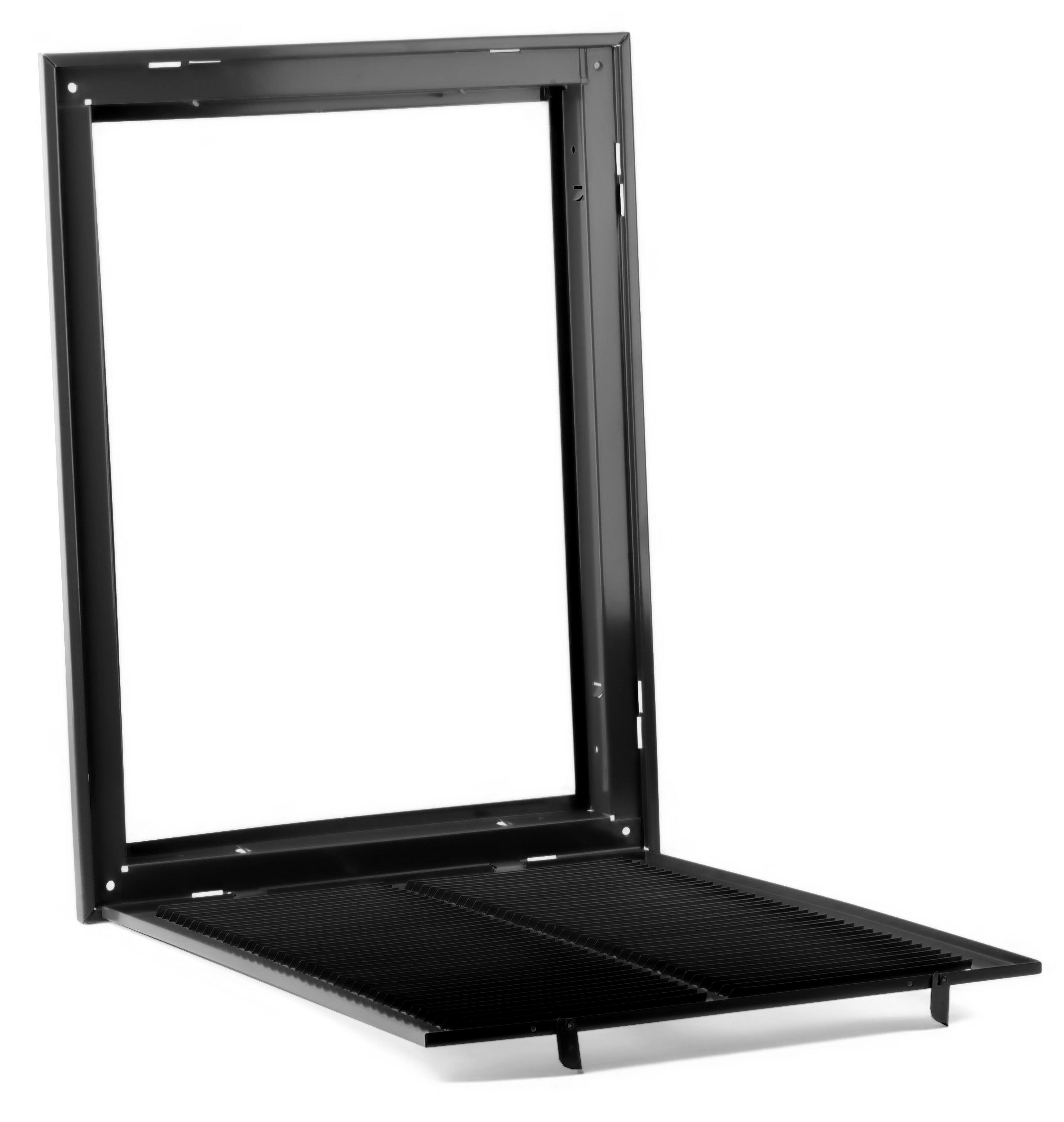 14x22 x 20x22 Steel Return Air Filter Grille for 1x22 Filter - Easy Plastic Tabs for Removable Face/Door - HVAC Duct Cover - Fla