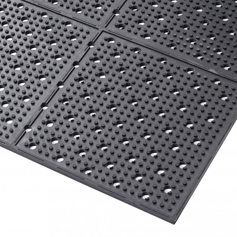 Notrax T23 Multi-Mat II Drainage Mat 3/8x22 Thick 2& x 30& Black