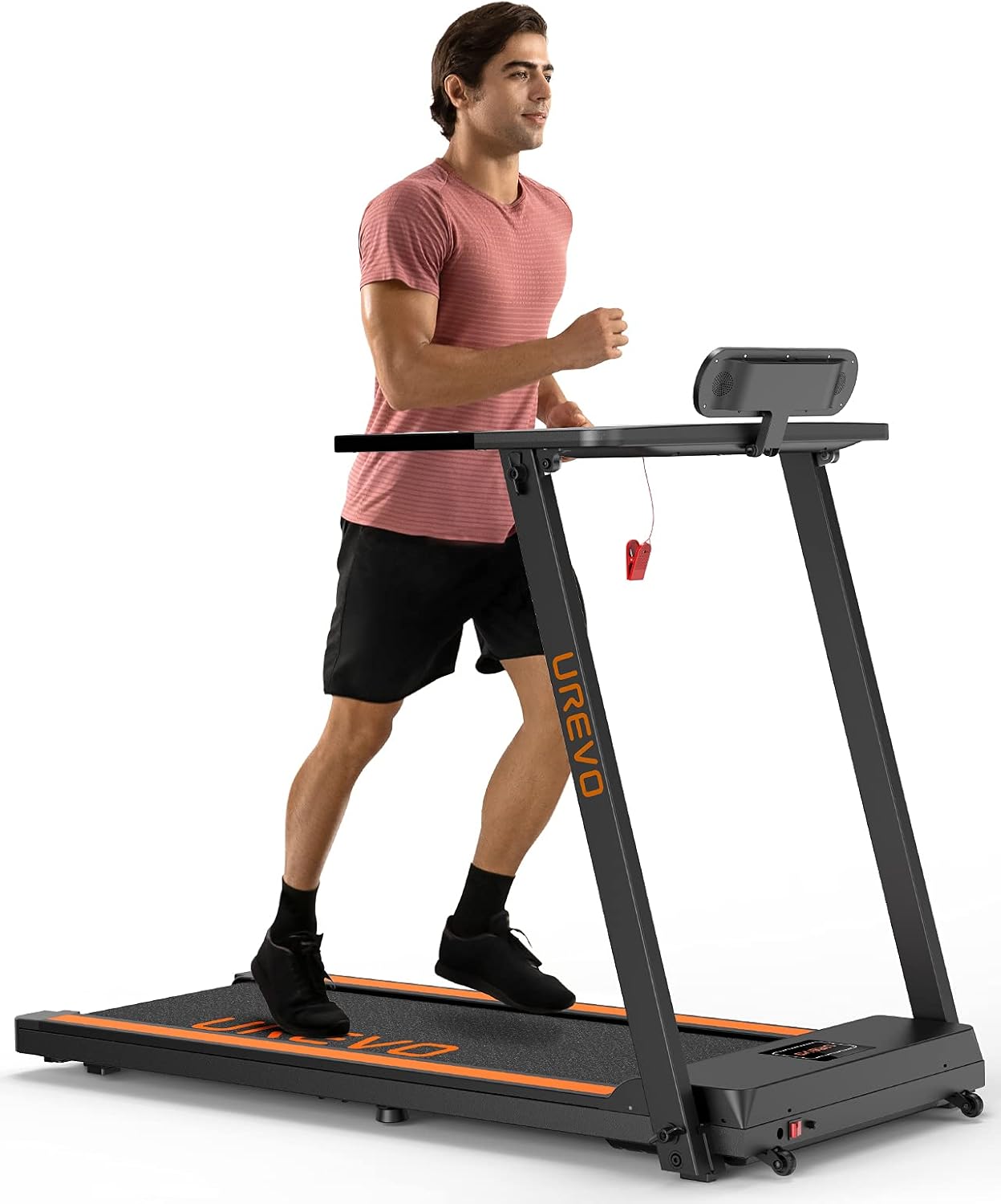 UREVO Treadmills for Home, Max 3.0 HP Folding Treadmills for Running and Walking Jogging Exercise with 12 Preset Programs, Tracking Pulse, Calories - 2021 Updated Version