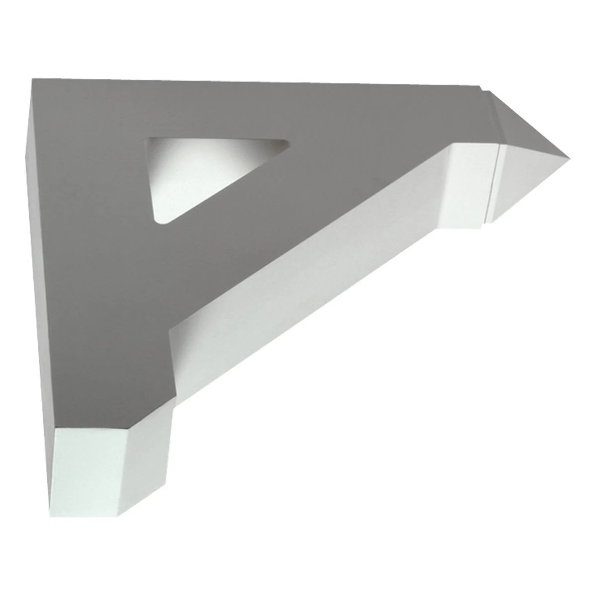 Fypon BKT18X18X4 3 1/2x22W x 18x22D x 18x22H Post Urethane Bracket