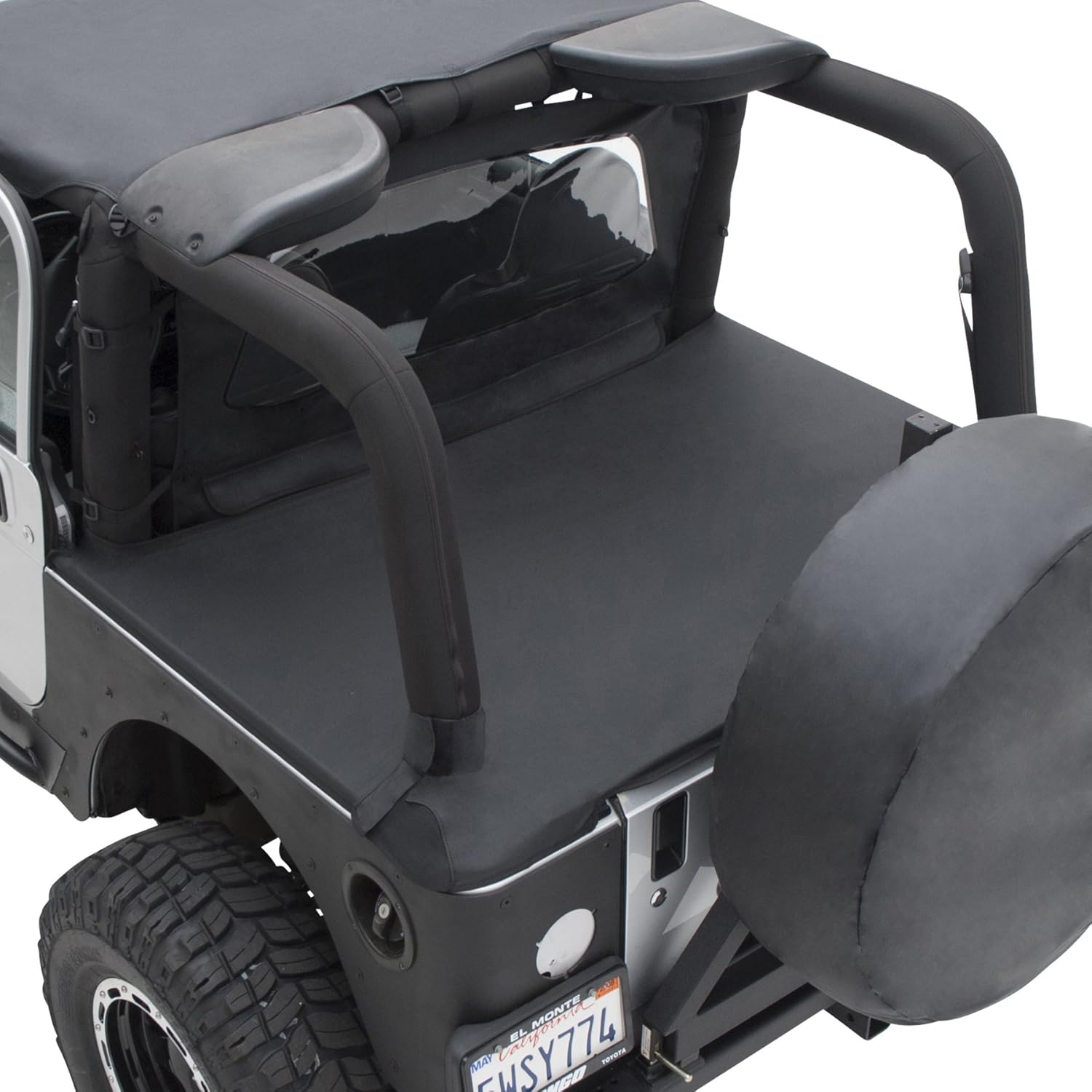 Smittybilt 761035 Tonneau Cover for 1997-2006 Jeep Wrangler TJ, Black Diamond