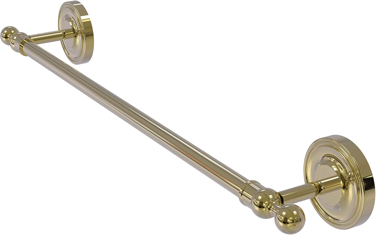 Allied Brass R-41/30 Regal Collection 30 Inch Towel Bar, Unlacquered Brass