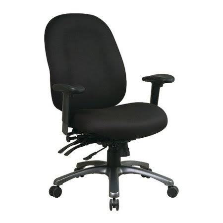 Office Star Products Pro-Line II Series High-Back Desk Chair, Gray
