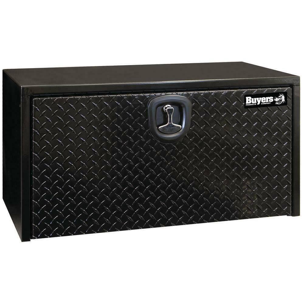 Buyers Products - 1702503 Black Steel Underbody Truck Box w/ Aluminum Door (18x18x30 inch)