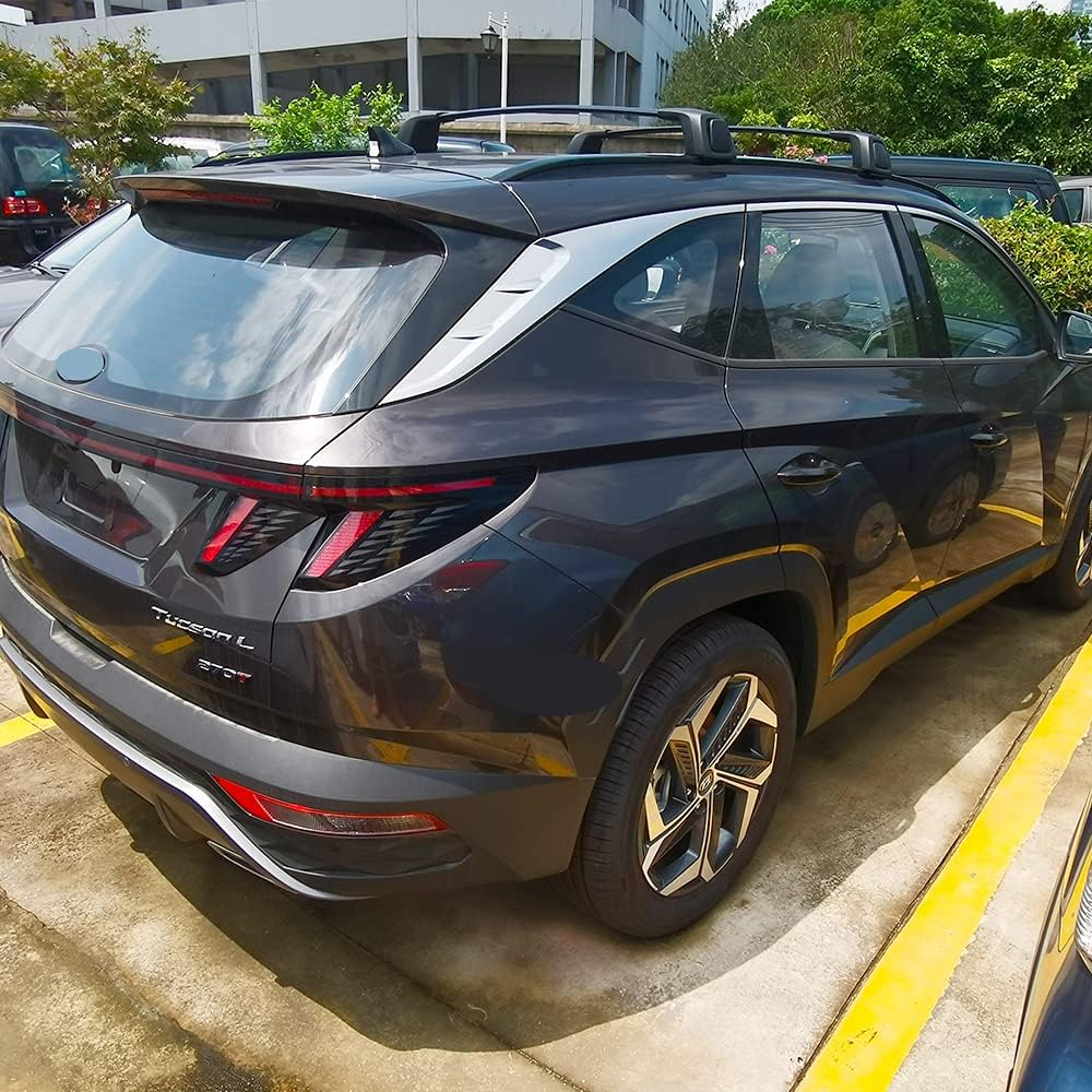 Snailfly Upgraded Crossbar Fit for 2022 Hyundai Tucson SE SEL N Line Limited NX4 Roof Rack Cross Bars Rootop Cargo Carrier with Lock Trip Accessories