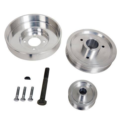 Summit Racing SUM-329704: Summit Racing UNDERDRIVE Aluminum Pulley Kits