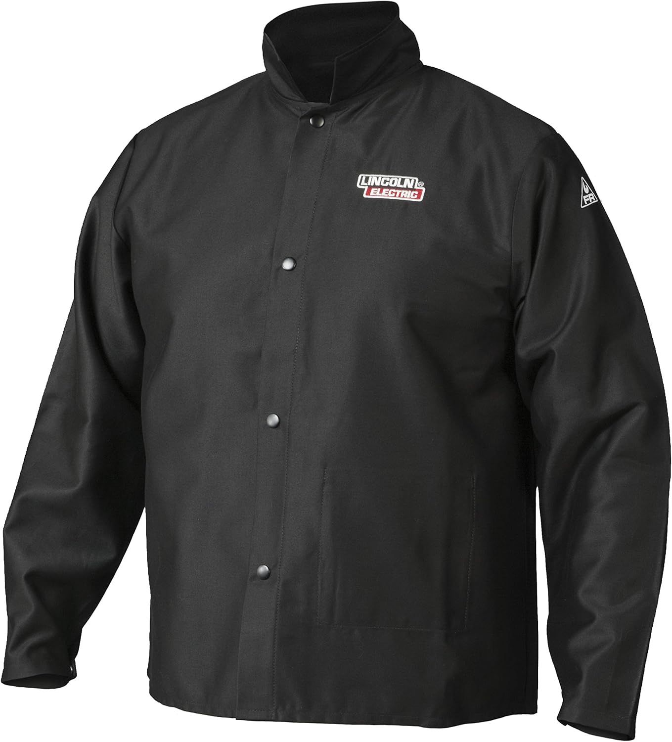 Lincoln Electric Premium Flame Resistant (FR) Cotton Welding Jacket | Comfortable | Black | XL | K2985-XL