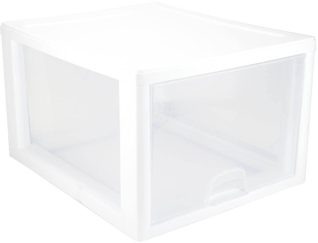 Sterilite 27 Quart Single Modular Stacking Storage Drawer Container (20 Pack)