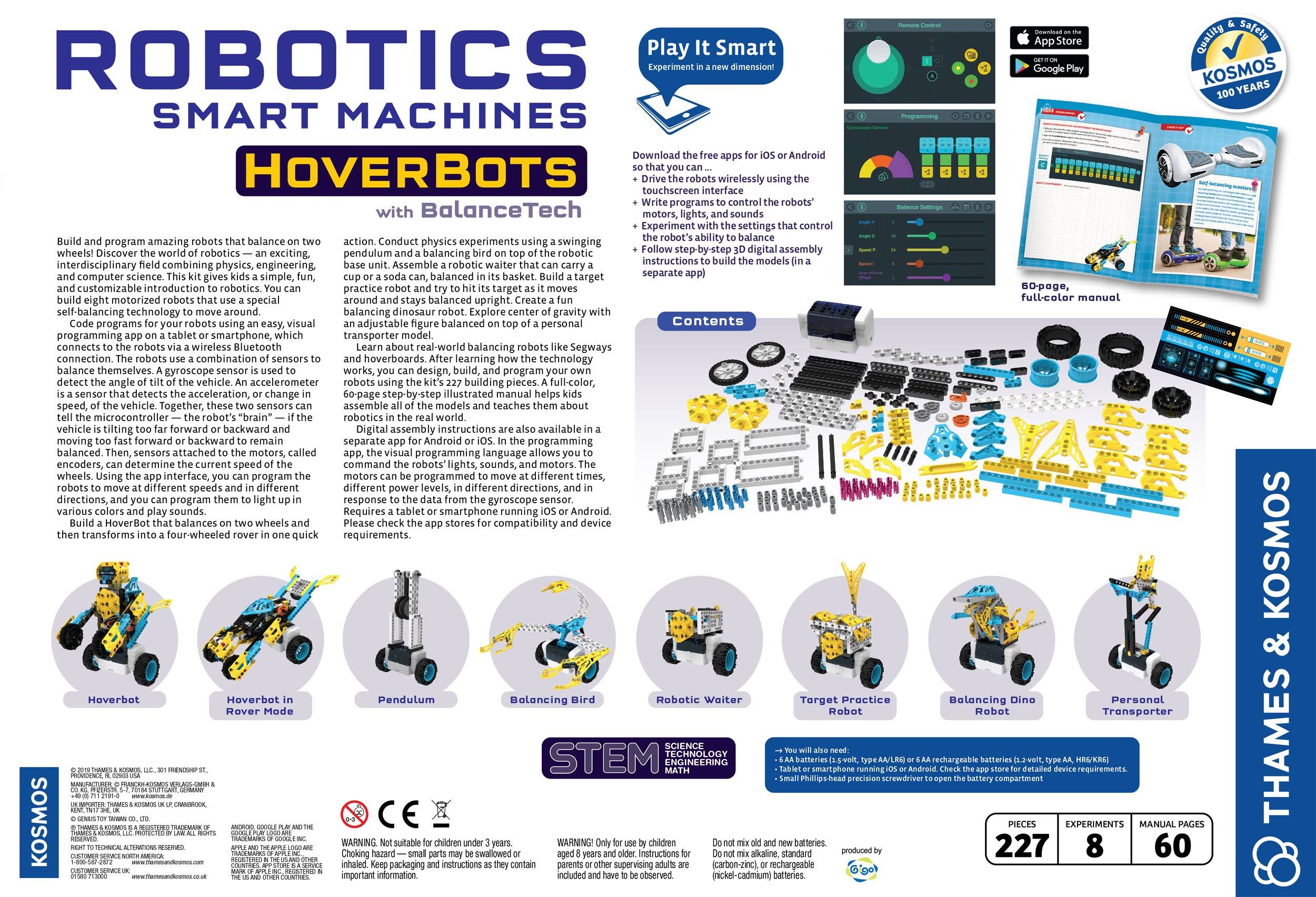 Thames u0026 Kosmos Robotics Smart Machines HoverBots Kit