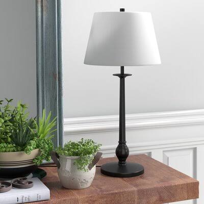Matus 28x22 Table Lamp Canora Grey Base Color: Blackened Bronze
